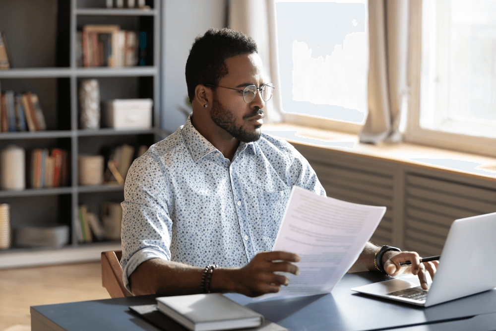 online law student studying