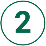 icon of a number 2
